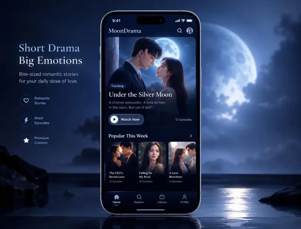 AI短剧APP - 随时随地追剧 AI短剧APP手机端追剧界面展示